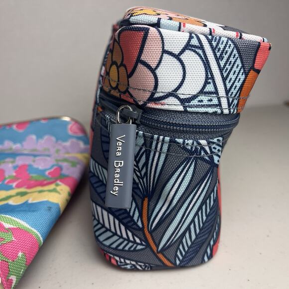 Vera Bradley Lilly Pulitzer Cosmetic Makeup Bag Lot Tropical Evening Floral NWOT - Picture 9 of 16